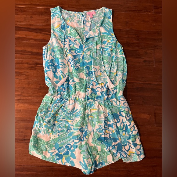 Lilly Pulitzer Tybee Romper. In A Pinch. MISSIZED. - Picture 1 of 1